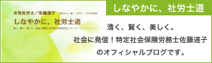 しなやかに、社労士道（佐藤道子ブログ）